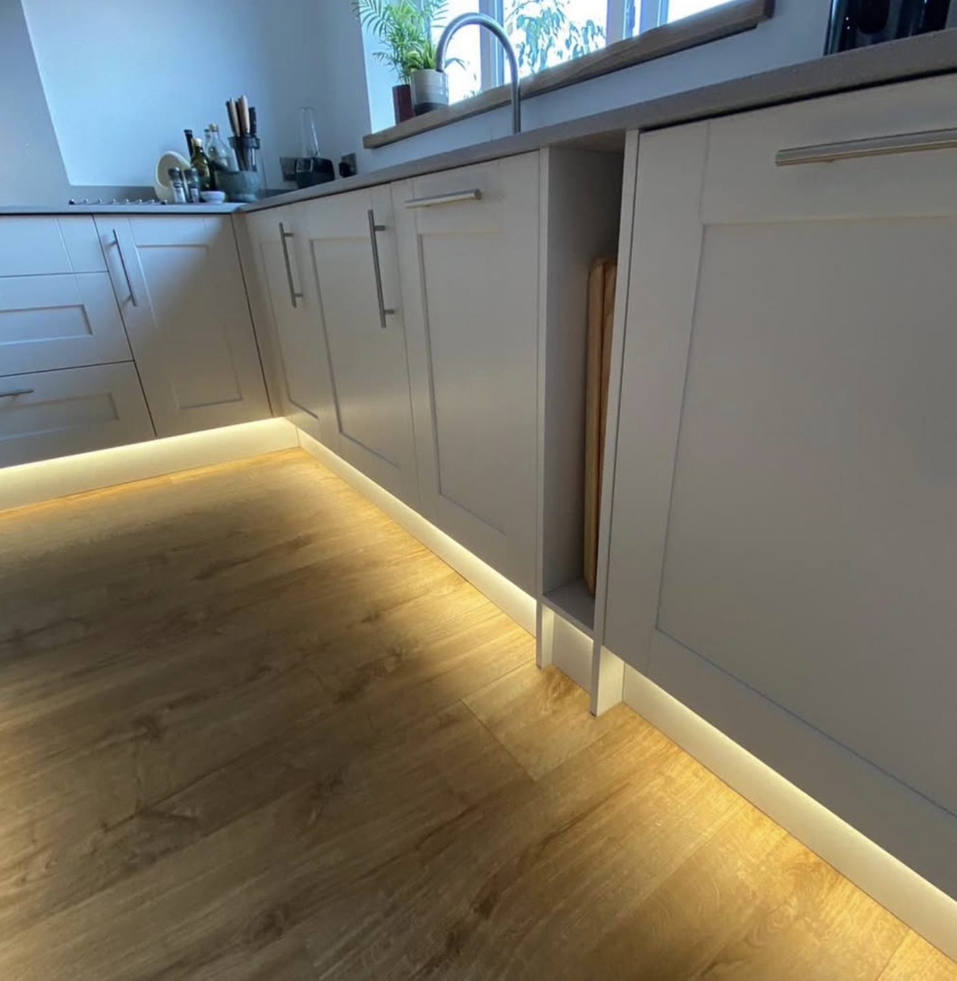 Kitchen plinth LED lighting
